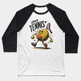 Love Tennis Baseball T-Shirt